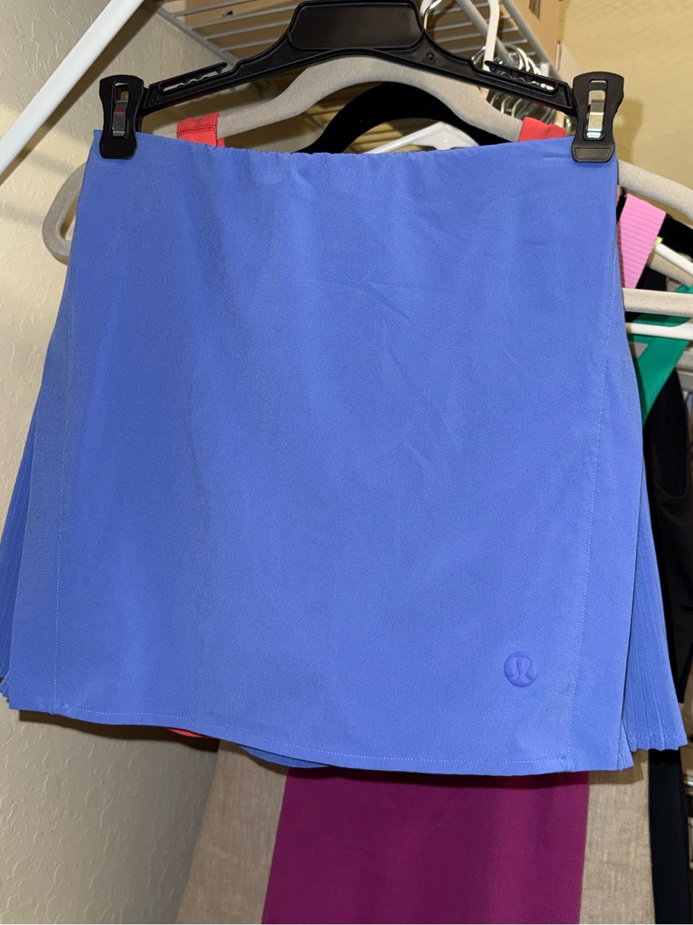 Lululemon Peek Pleat High-Rise Tennis Skirt in Wild Indigo